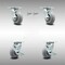 Service Caster 5 Inch SS Thermoplastic Caster Set with Roller Bearing 2 Swivel Lock 2 Brake SCC SCC-SS30S520-TPRRD-BSL-2-TLB-2 - alternate 1